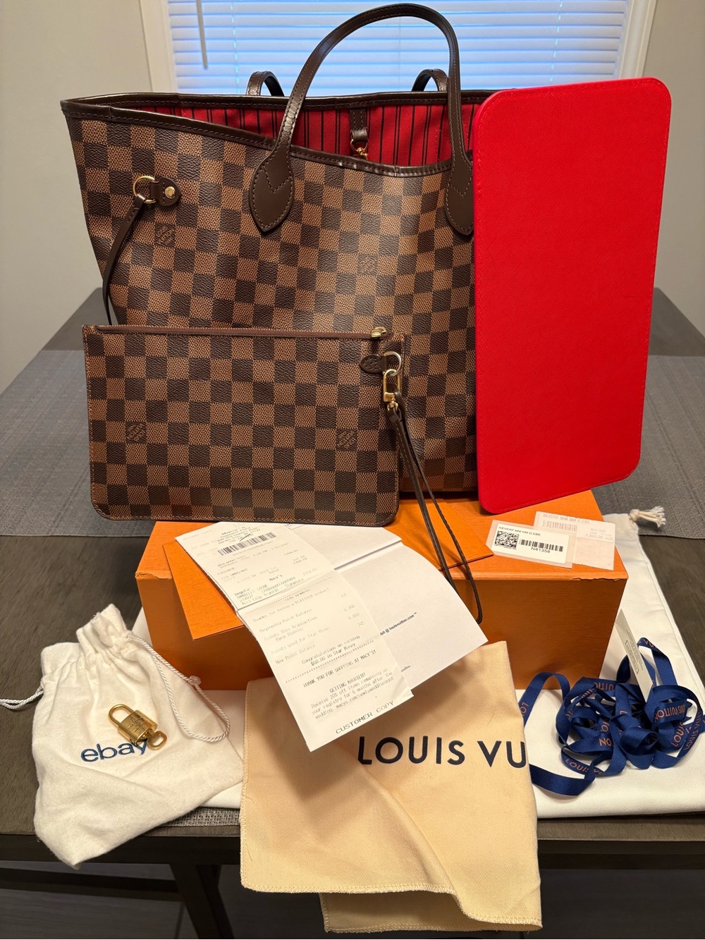 Louis Vuitton Neverfull MM Full Set